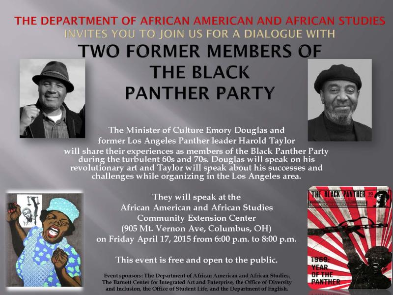 BPP Members: Emory Douglas and Harold Taylor Talk