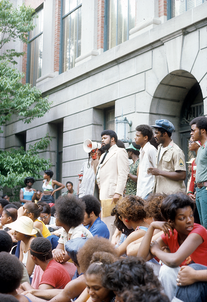 Dr. Nelson giving a speech