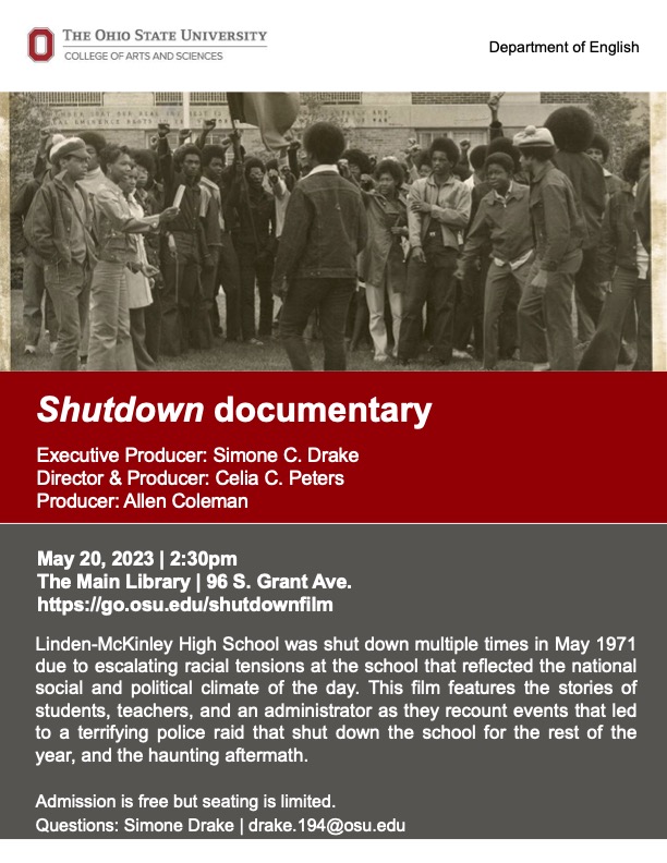 AAAS Faculty Member Simone Drake Premieres New Documentary On Linden McKinley High School 