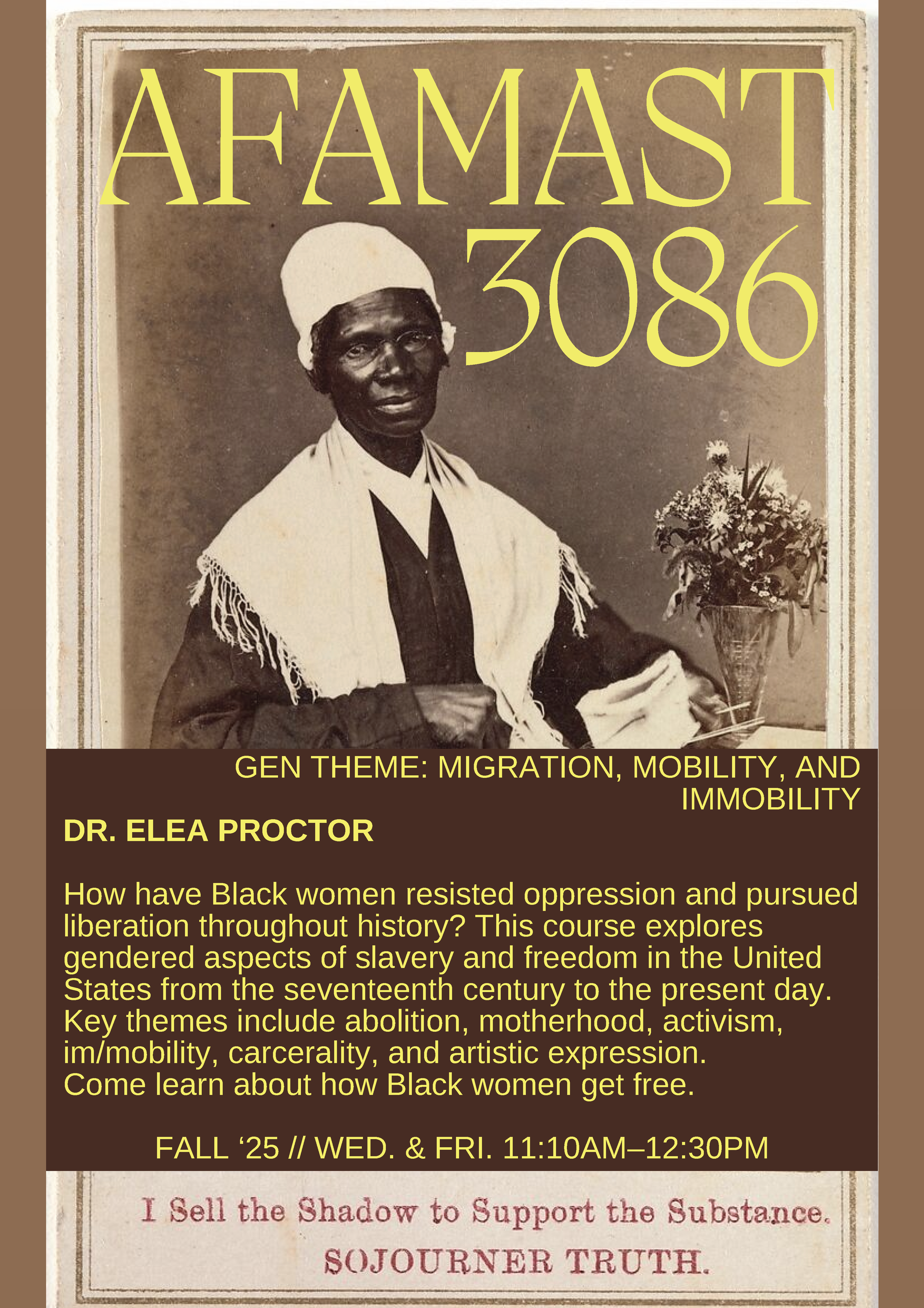 Black Women in Slavery and Freedom Flyer