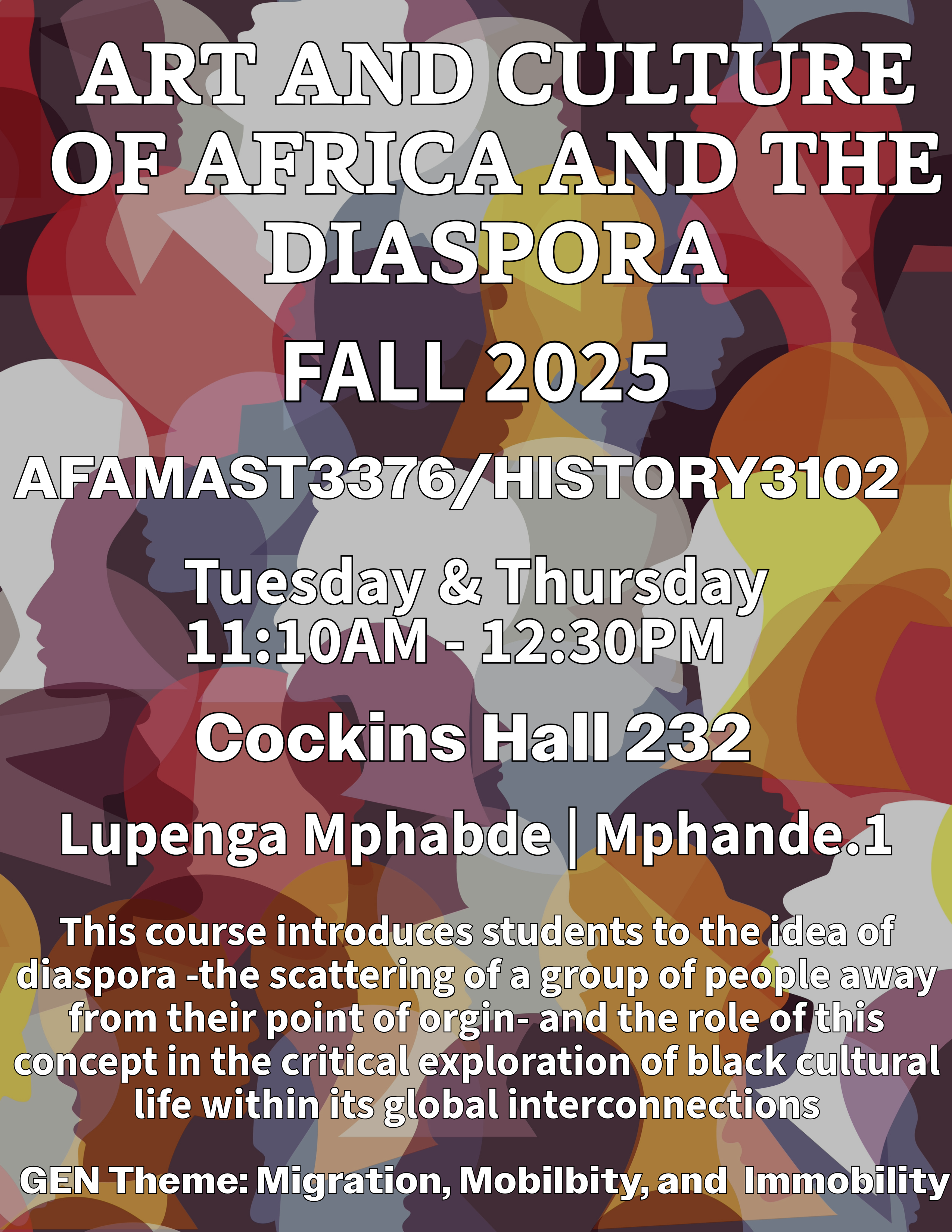 Art and Culture in African and the Diaspora Flyer