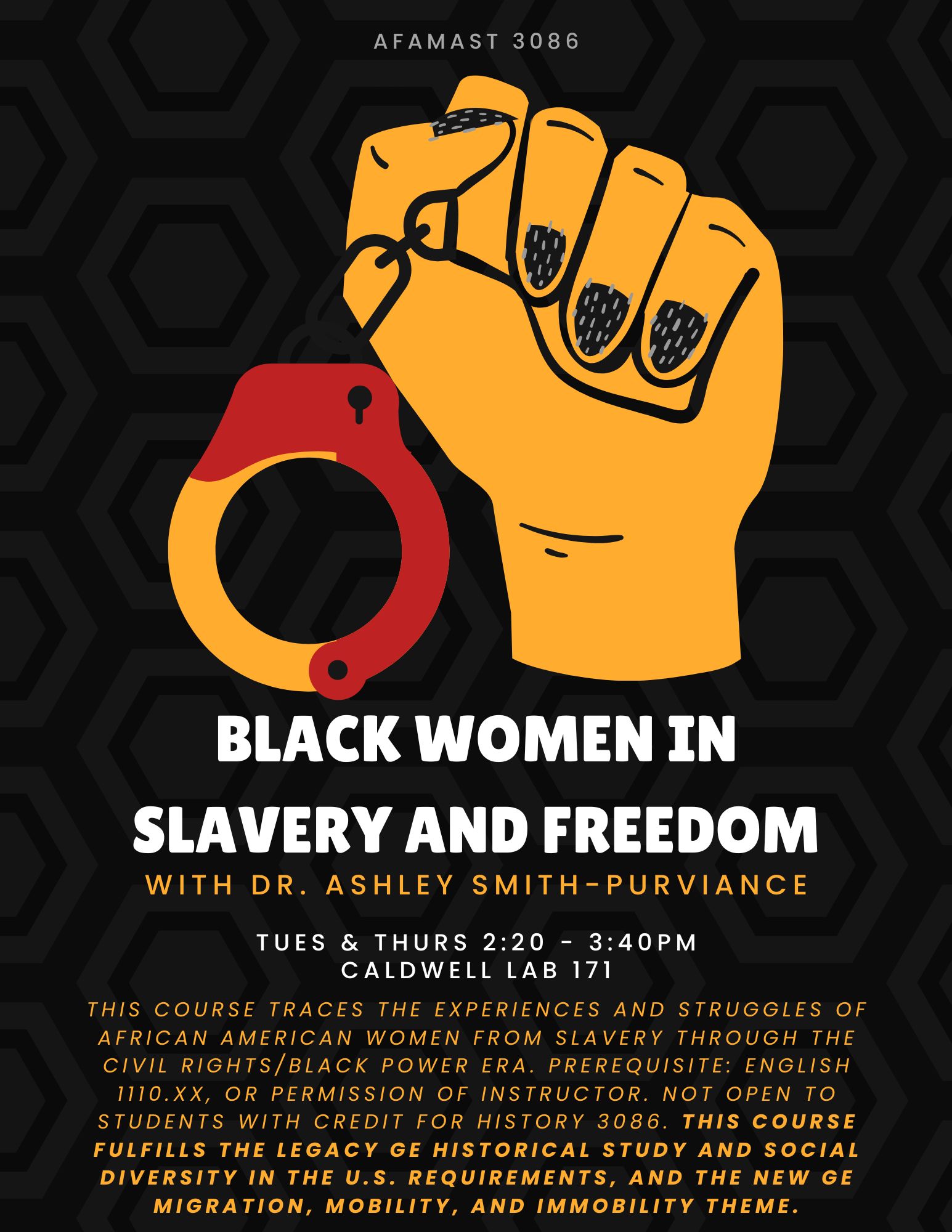 AFAMAST 3086 Black Women in Slavery and Freedom