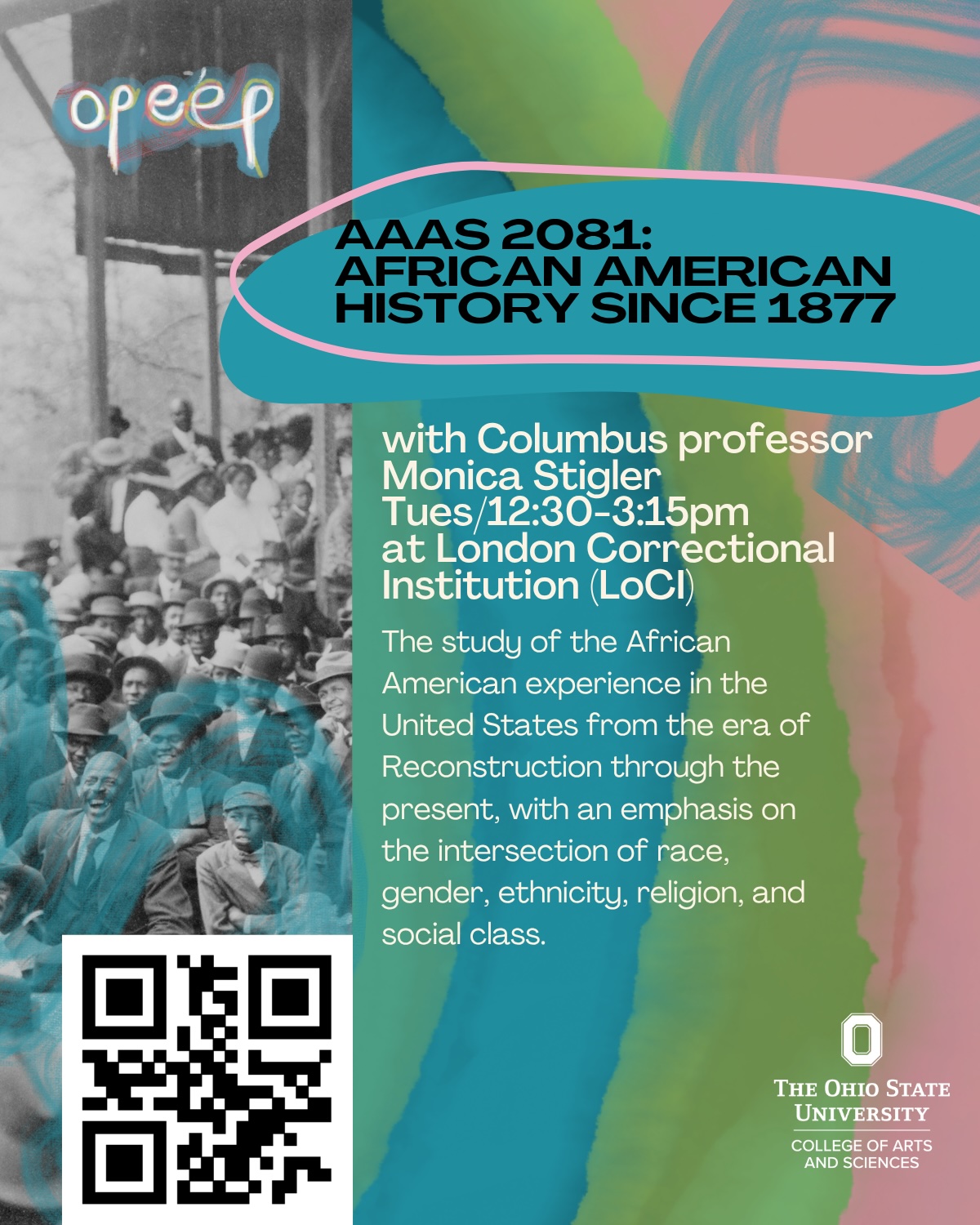 This is a Flyer for African Americans History from 1877.
