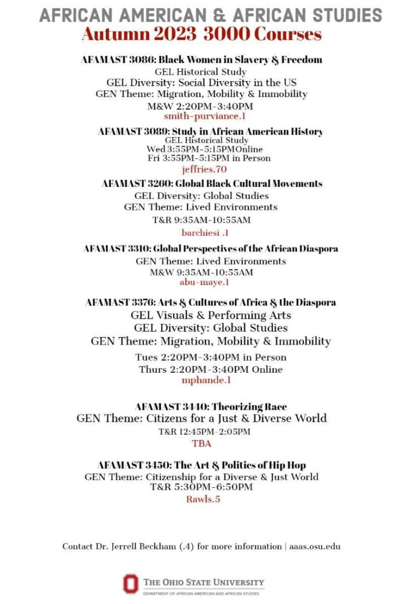 Autumn courses 3