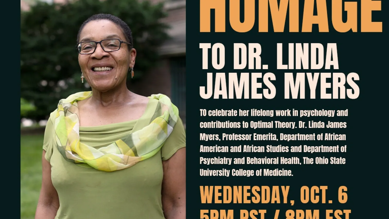 Dr. Myers homage flier