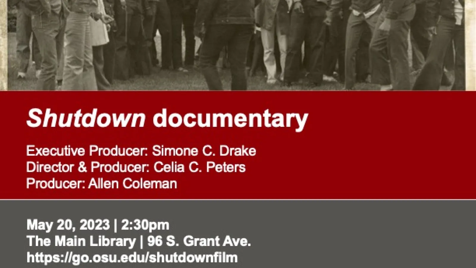 Shutdown Flier