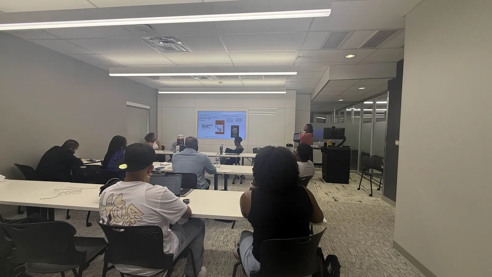Summer Residency Scholars in Classroom in AAAS Extension Community Center 