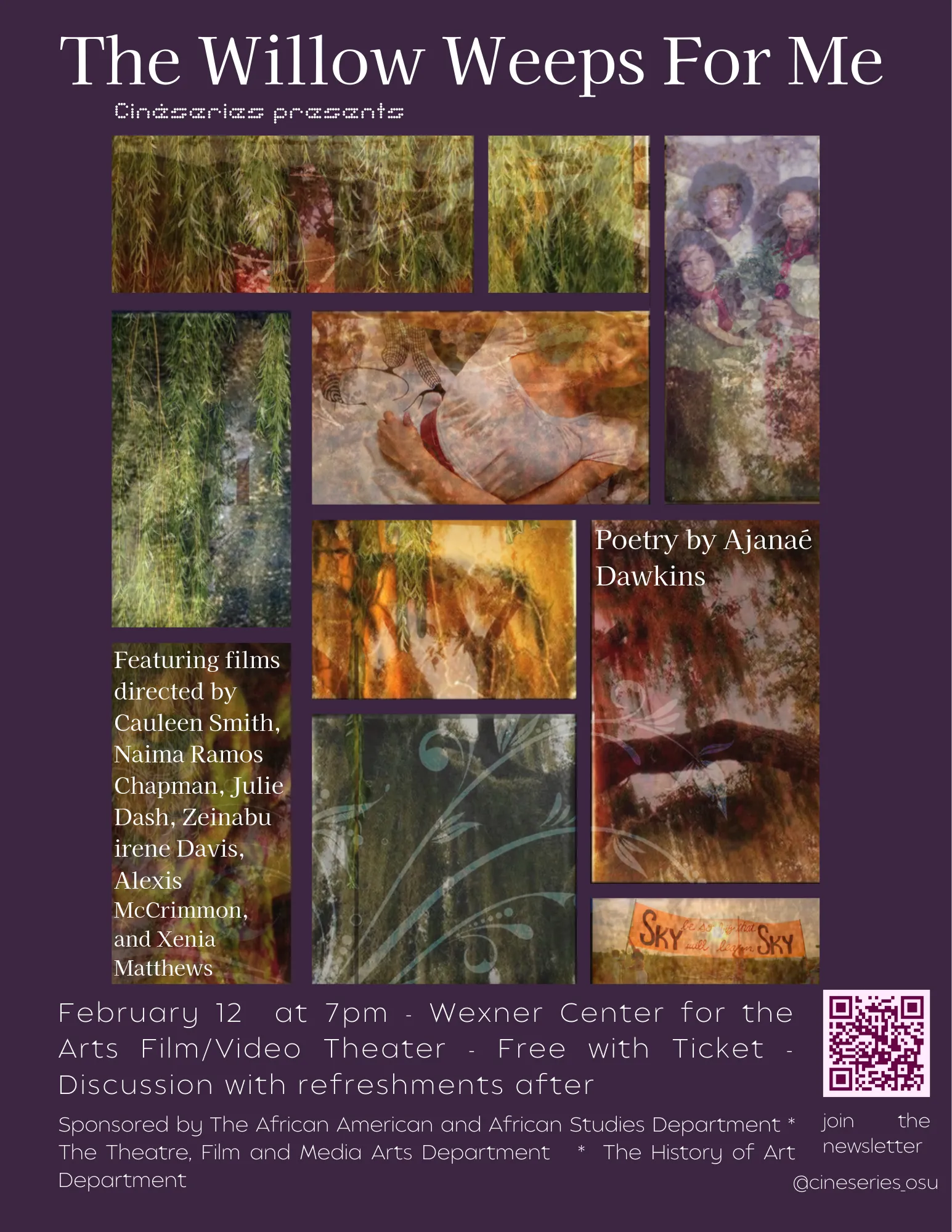 The Willow Weeps for Me Flyer