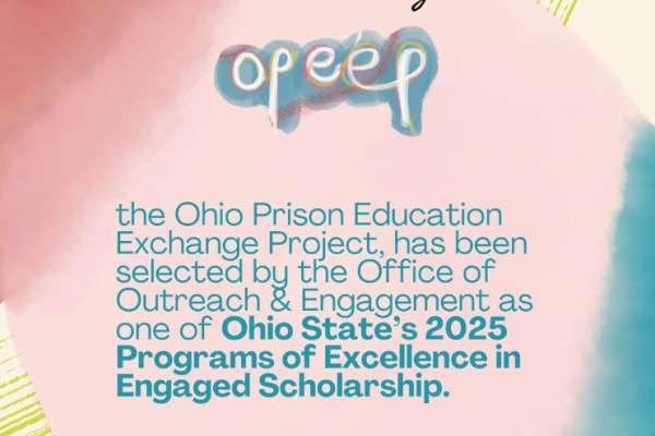A flyer stating that OPEEP has been certified
