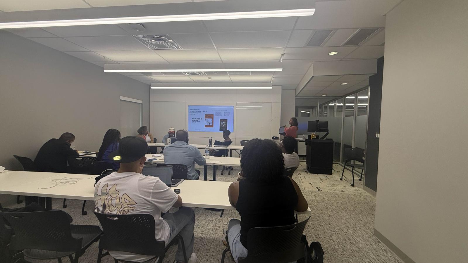 Summer Residency Scholars in Classroom in AAAS Extension Community Center 