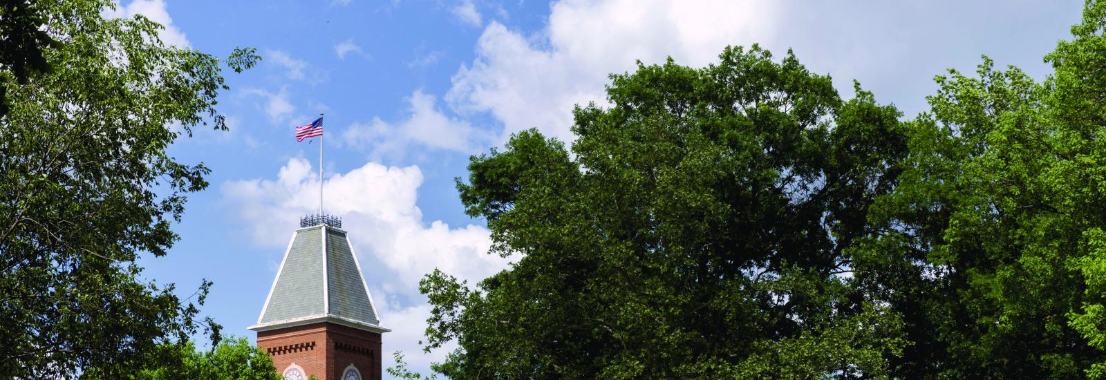 This a picture of the top of University Hall.